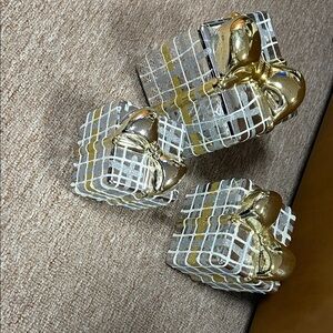 Gold and Silver Decorative Light Up Boxes